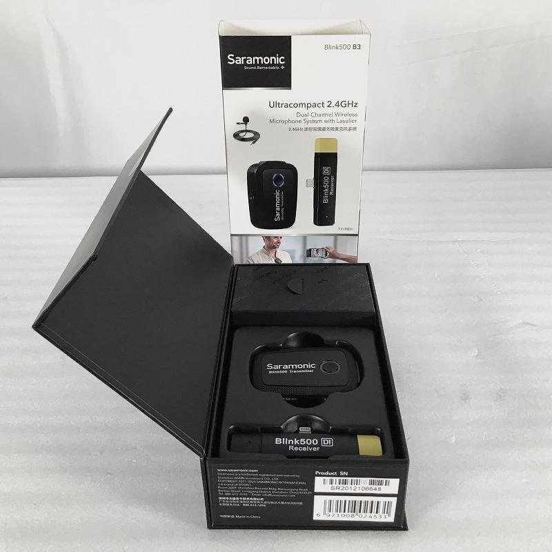 【中古品】 サラモニック / Saramonic スマホ用ワイヤレスマイク Lightning接続 Blink 500 B3 30016499拍卖