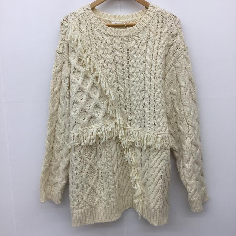 INGNI M イング ニット、セーター 長袖 Knit Sweater ベージュ / ベージュ / 10139806拍卖