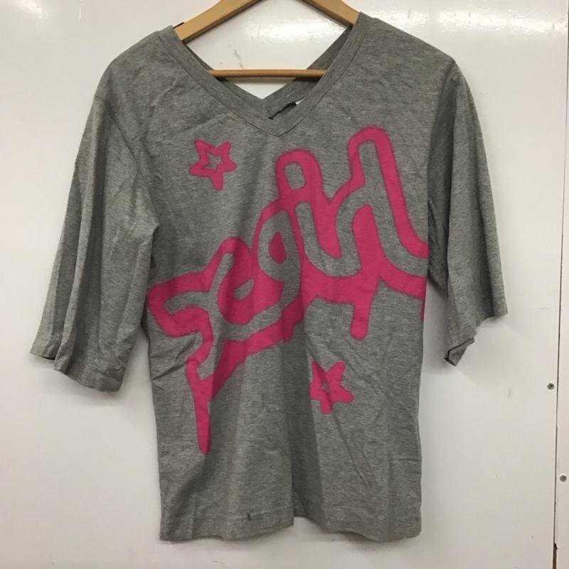 X-girl 1 エックスガール カットソー 七分袖 Cut and Sewn 灰 / グレー / 10139852拍卖