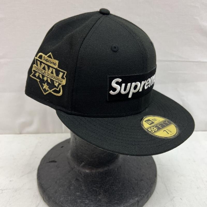シュプリーム 25SS Champions Box Logo New Era 7 3/8 58.7cm -拍卖