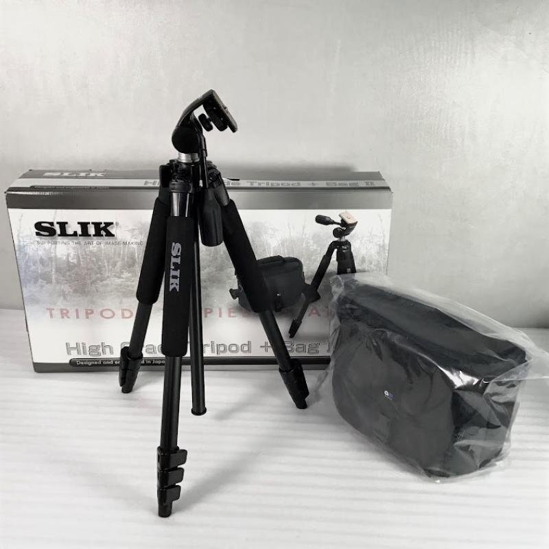 【未使用中古品】 / SLIK スプリントEX II N SKA0002 三脚バッグセット(アバントEX II ) 30015540拍卖