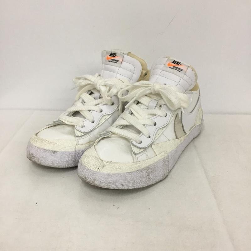 NIKE 24.0cm ナイキ スニーカー スニーカー DM6443-100 BLAZER LOW SACAI 24cm Sneakers 白 / ホワイト / 10140024拍卖