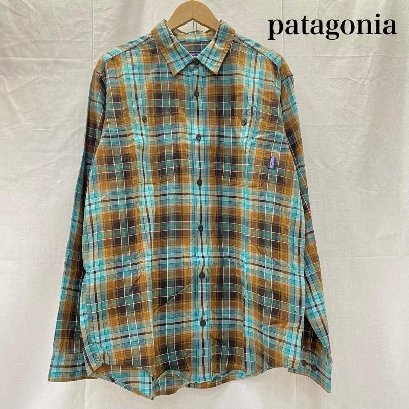パタゴニア 53837FA11 長袖シャツ ORGANIC COTTON 100% グラマラスチェック M M拍卖