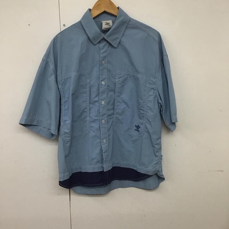adidas 表記無し アディダス シャツ、ブラウス 半袖 半袖シャツ 刺繍シャツ ポケットシャツ Shirt Blouse 10140129拍卖