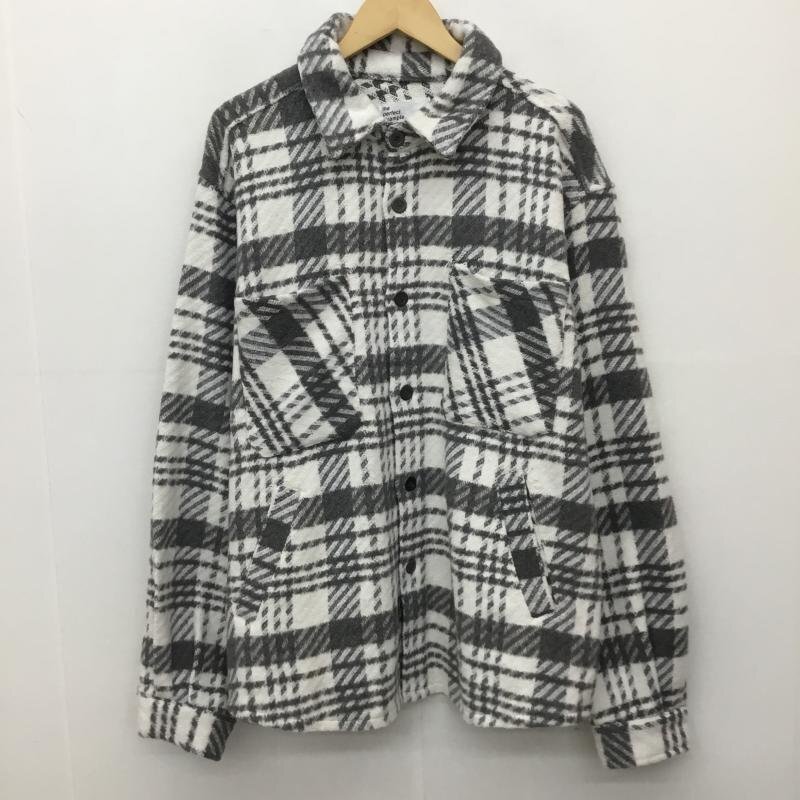 EPTM. L エピトミ ジャケット、上着 ジャケット、ブレザー シャツジャケット Jacket 白 / ホワイト / X 黒 / ブラック / 10140070拍卖