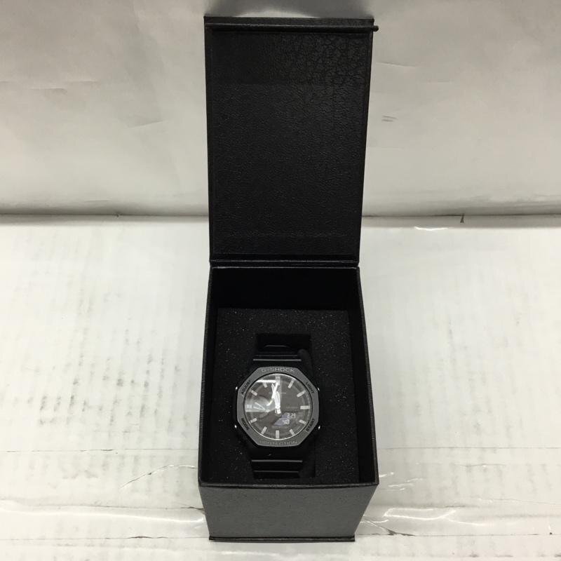 G-SHOCK 表記無し ジーショック 腕時計 アナログ(クォーツ式) GA-2100 八角形 箱有 Watch Analog (Quartz) 黒 / ブラック / 10106506拍卖