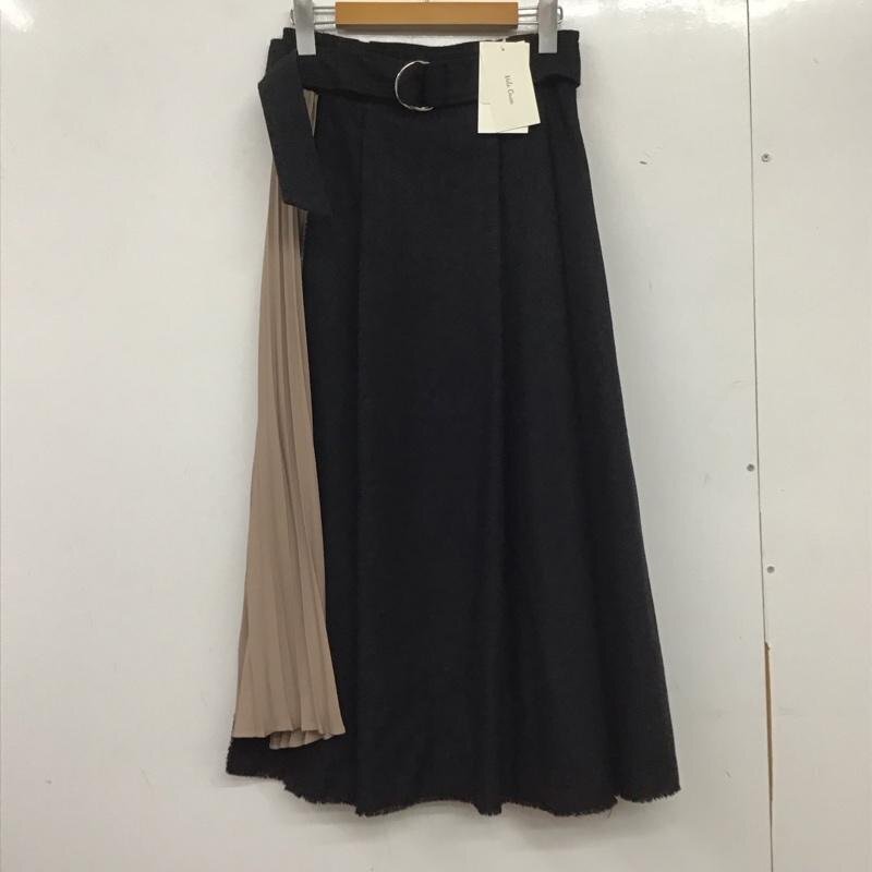 Mila Owen 0 ミラオーウェン スカート ひざ丈スカート 09WFS195150 レイヤード風プリーツスカート Skirt Medium Skirt 10140250拍卖