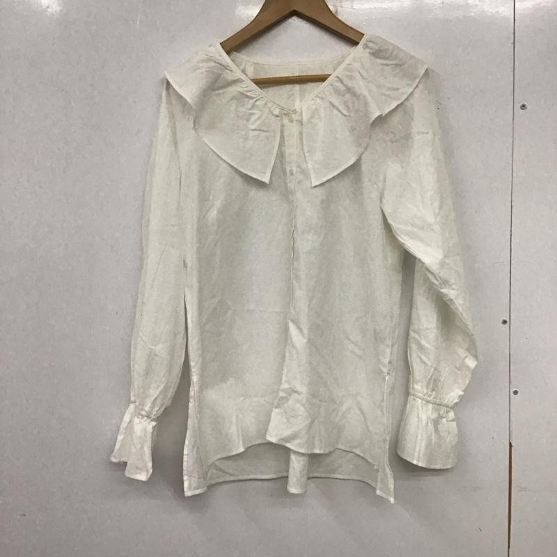 LOWRYS FARM FREE ローリーズファーム シャツ、ブラウス 長袖 Shirt Blouse 白 / ホワイト / 10140343拍卖