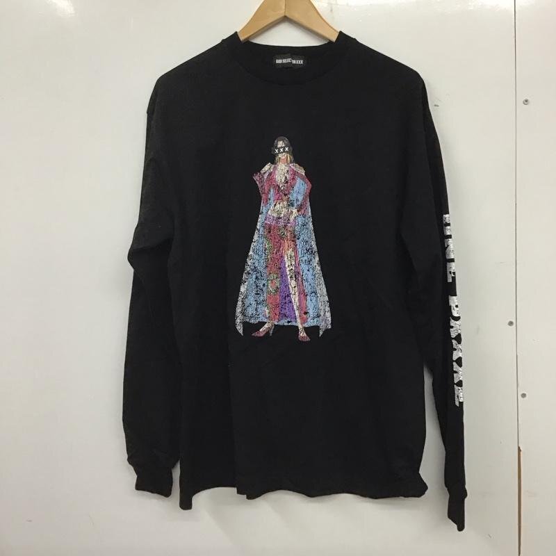GOD SELECTION XXX L ゴッドセレクショントリプルエックス カットソー 長袖 長袖カットソー プリントカットソー クルーネック 10140547拍卖