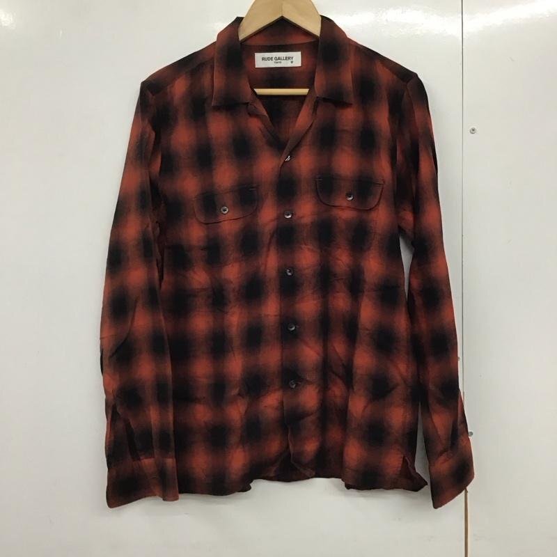 RUDE GALLERY 3 ルードギャラリー シャツ、ブラウス 長袖 長袖シャツ チェックシャツ カラーシャツ Shirt Blouse 10140514拍卖