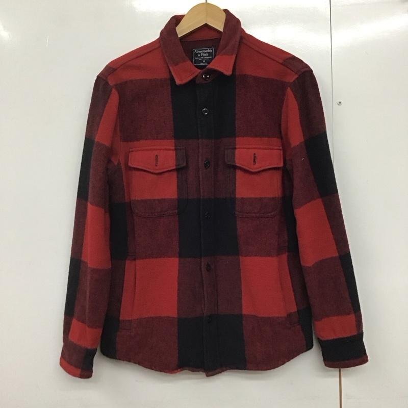 ABERCROMBIE&FITCH XS アバクロンビーアンドフィッチ シャツ、ブラウス 長袖 長袖シャツ チェックシャツ カラーシャツ 厚手 10140733拍卖