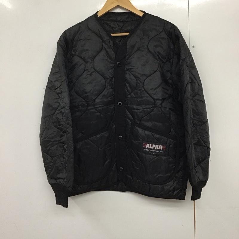 ALPHA M アルファ ジャケット、上着 ジャケット、ブレザー キルティングジャケット アウター ノーカラージャケット 前ボタン 10140796拍卖