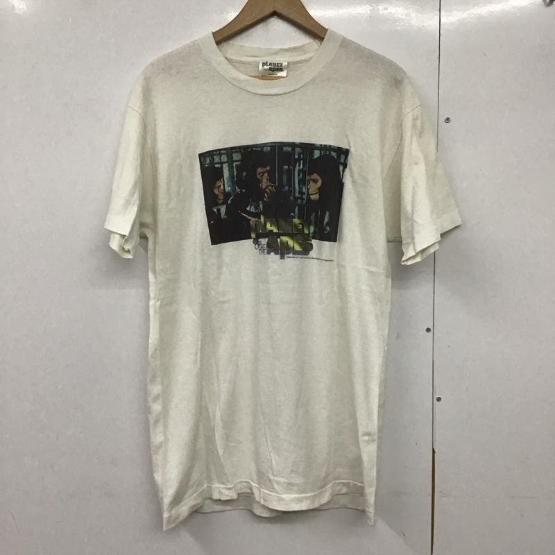 USED L 古着 Tシャツ 半袖 半袖カットソー プリントTシャツ クルーネックカットソー 猿の惑星 T Shirt 白 / ホワイト / 10140862拍卖