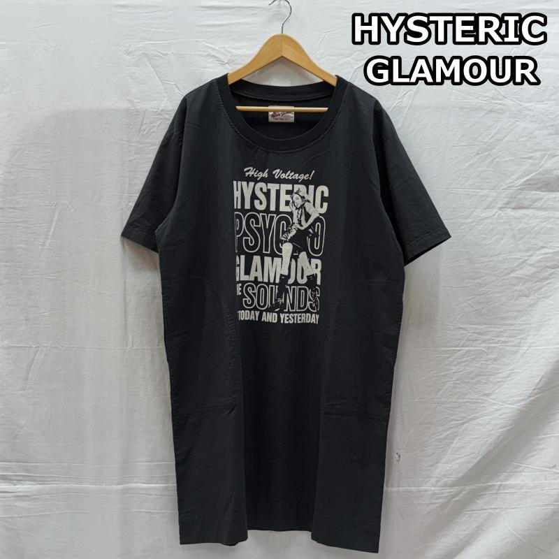 ヒステリックグラマー デビル ヒスガール プルオーバー ストレッチ ワンピース 01182AO04 製品染め FREE拍卖