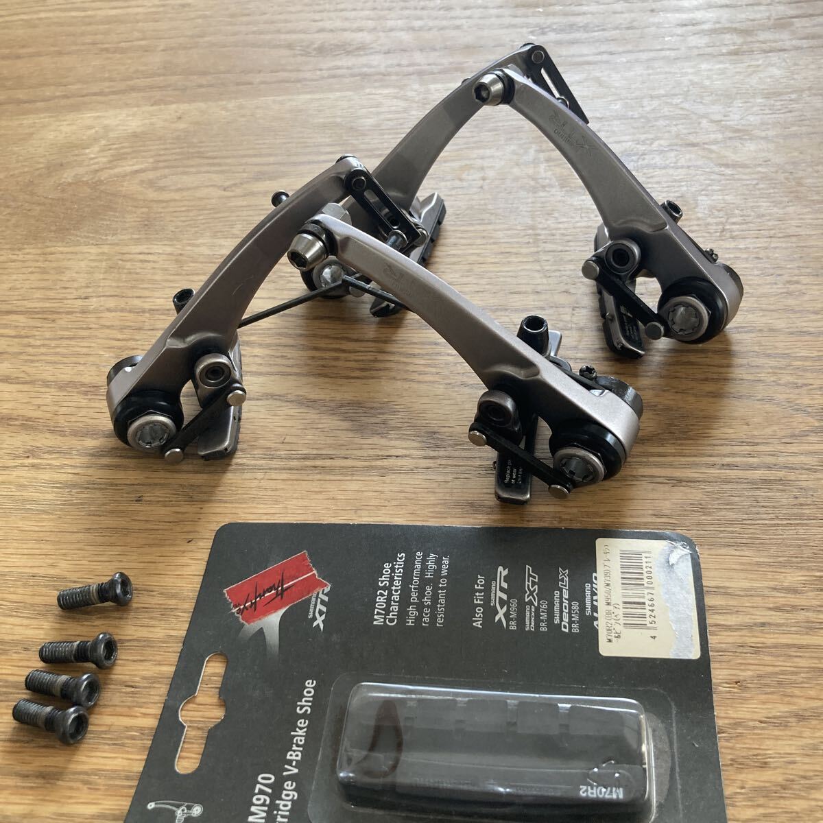 XTR BR-M951 Vブレーキ 前後セット ブレーキシュー付き拍卖