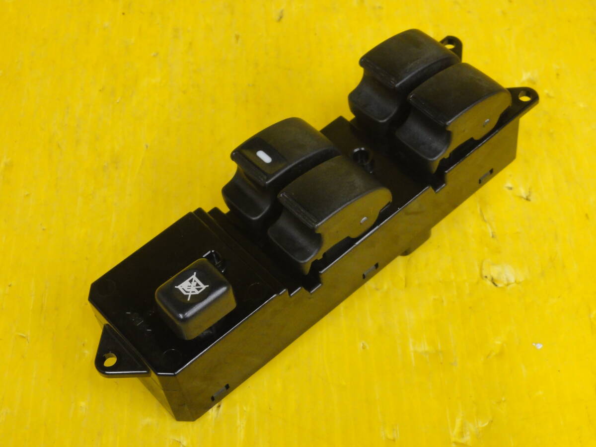 ☆平成15年車 ミツビシ H81W ekワゴン パワーウィンドウスイッチ メインスイッチ 運転席側 純正 動作OK☆F30845 m拍卖