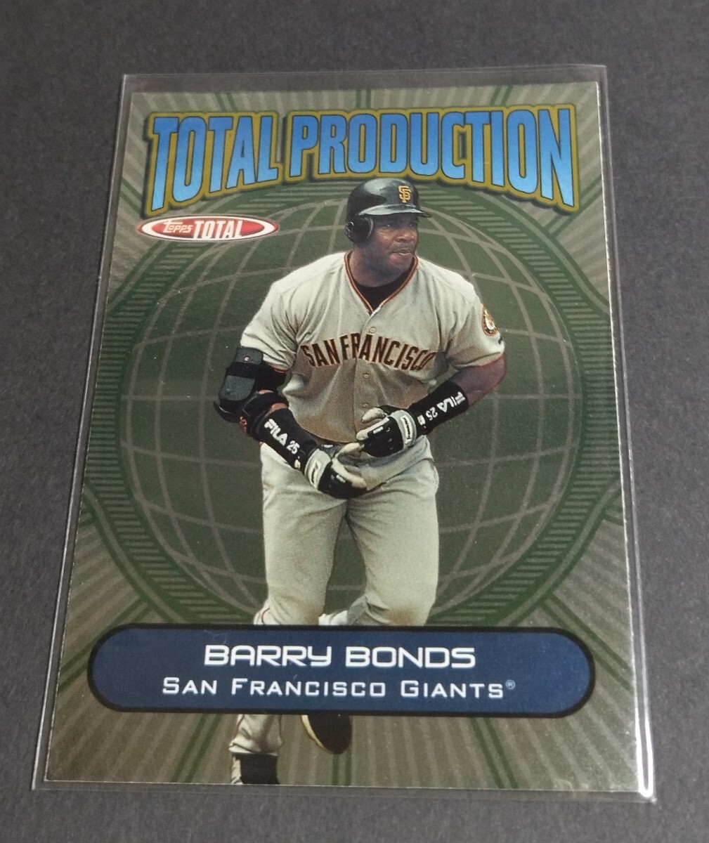 MLB 2002年topps TOTAL バリー・ボンズ(ジャイアンツ)TOTAL PRODUCTION No,TP2。Giants BARRY BONDS 拍卖
