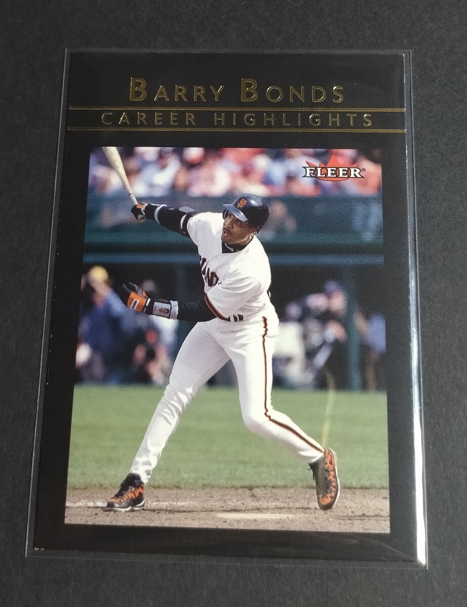 MLB 2002年FLEER バリー・ボンズ(ジャイアンツ) CAREER HIGHLIGHTS 400/400 No,5 OF 10 BB。Giants BARRY BONDS 拍卖
