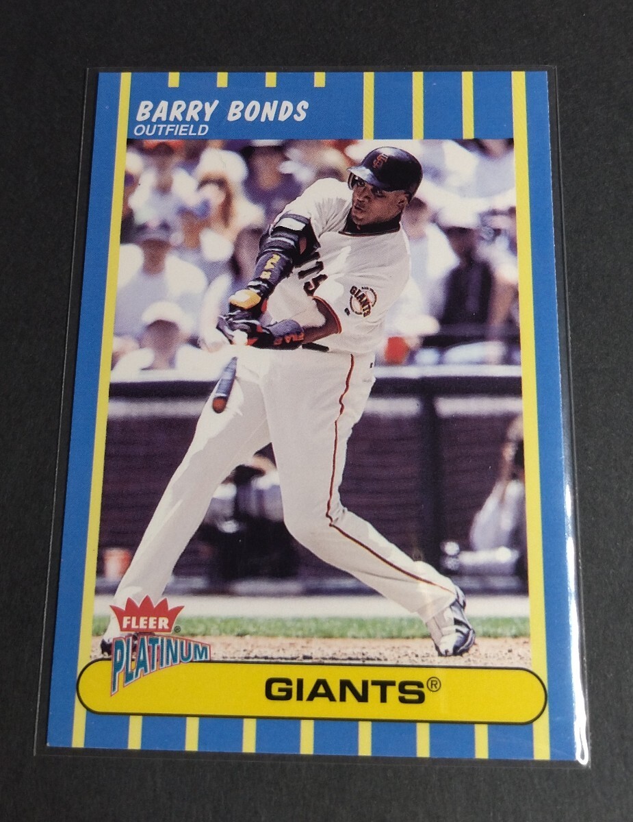 MLB 2003年FLEER Platinum バリー・ボンズ(ジャイアンツ) No,1。Giants BARRY BONDS 拍卖