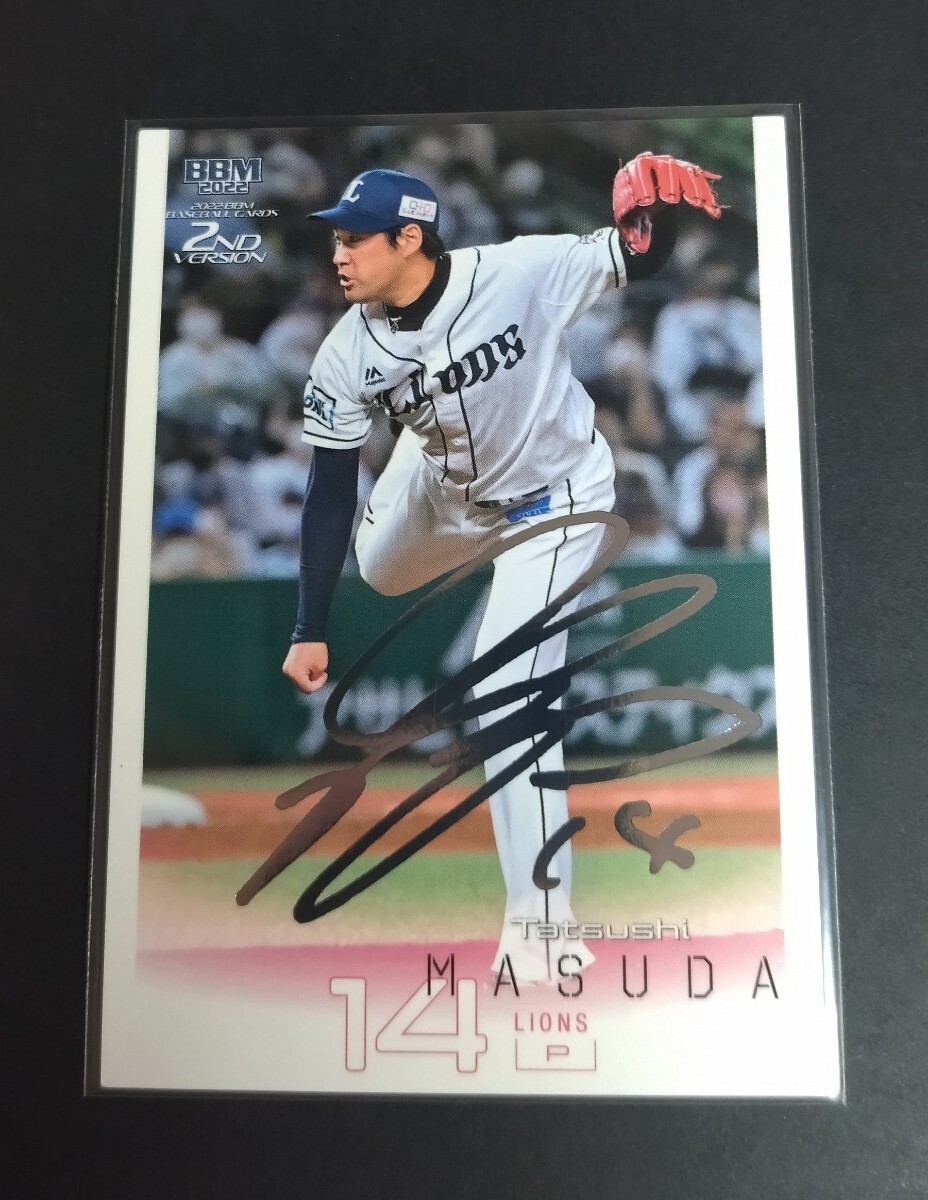 2022年BBM 2nd 増田達至(西武) 銀箔サイン入り!No,572。拍卖