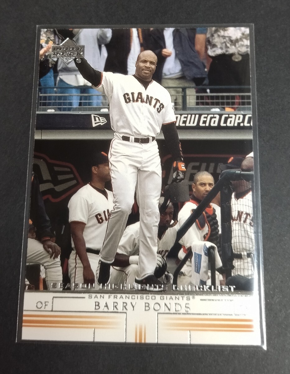 MLB 2002年upper deck バリー・ボンズ(ジャイアンツ) SEASON HIGHLIGHTS チェックリスト No,739。 Giants BARRY BONDS 拍卖