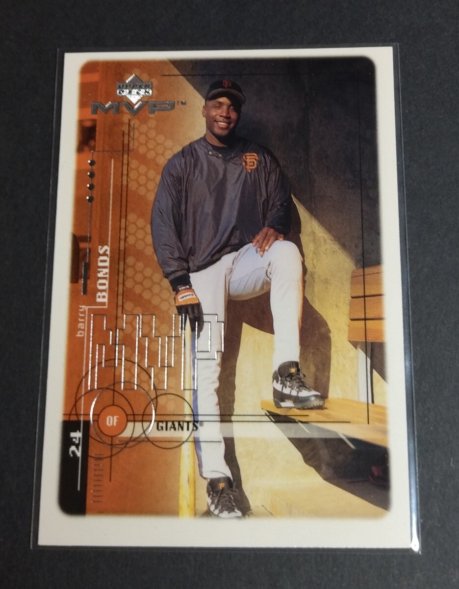 MLB 1999年upper deck MVP バリー・ボンズ(ジャイアンツ) No,183。※表面、わずかな小傷、カド小さなダメージあり Giants BARRY BONDS 拍卖
