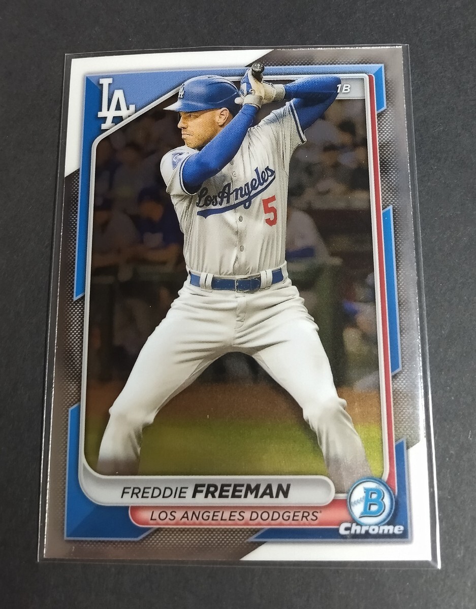 MLB 2024年Bowman chrome フレディ・フリーマン(ドジャース) No,74。Dodgers FREDDIE FREEMAN 拍卖