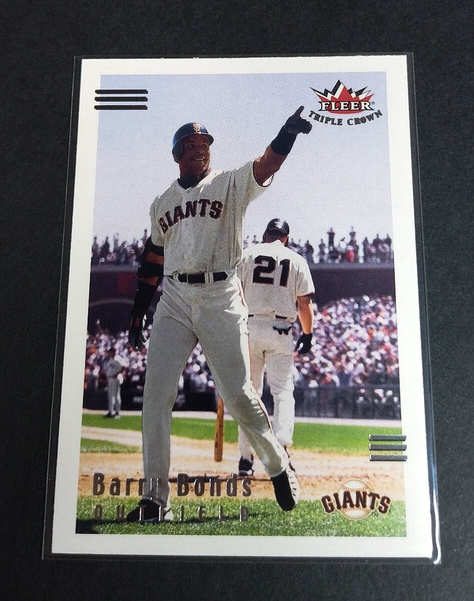MLB 2002年FLEER TRIPLE CROWN バリー・ボンズ(ジャイアンツ) No,95。 Giants BARRY BONDS 拍卖