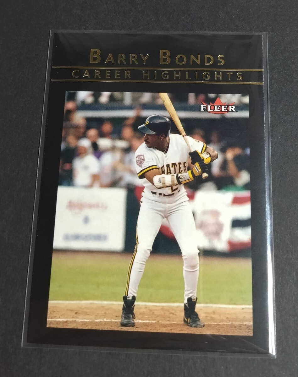 MLB 2002年FLEER バリー・ボンズ(ジャイアンツ) CAREER HIGHLIGHTS 10-time All-Star No,4 OF 10 BB。Giants BARRY BONDS  拍卖