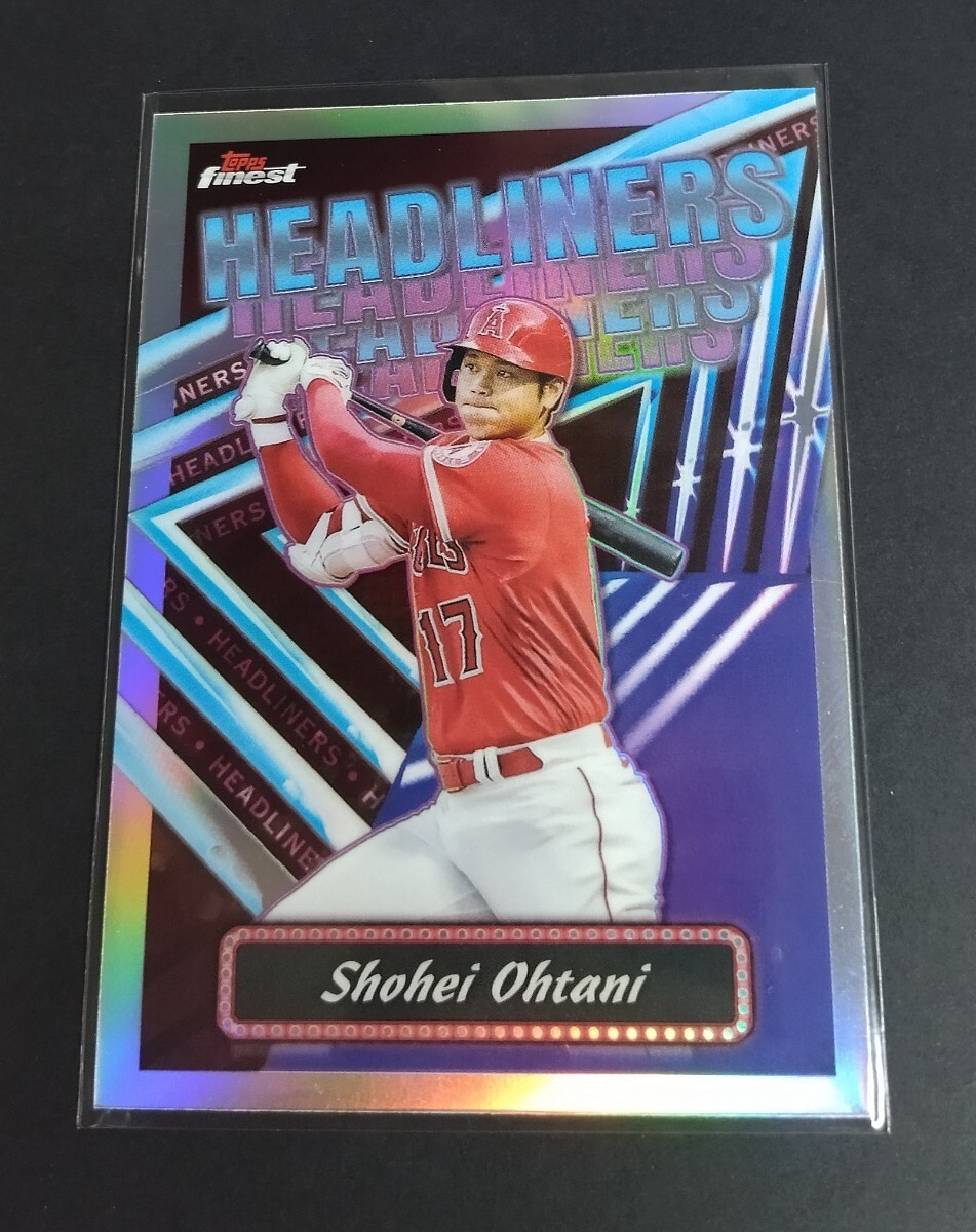 MLB 2023年topps finest 大谷翔平(エンゼルス)インサート HEADLINERS No,FH-1。 Angels SHOHEI OHTANI 拍卖