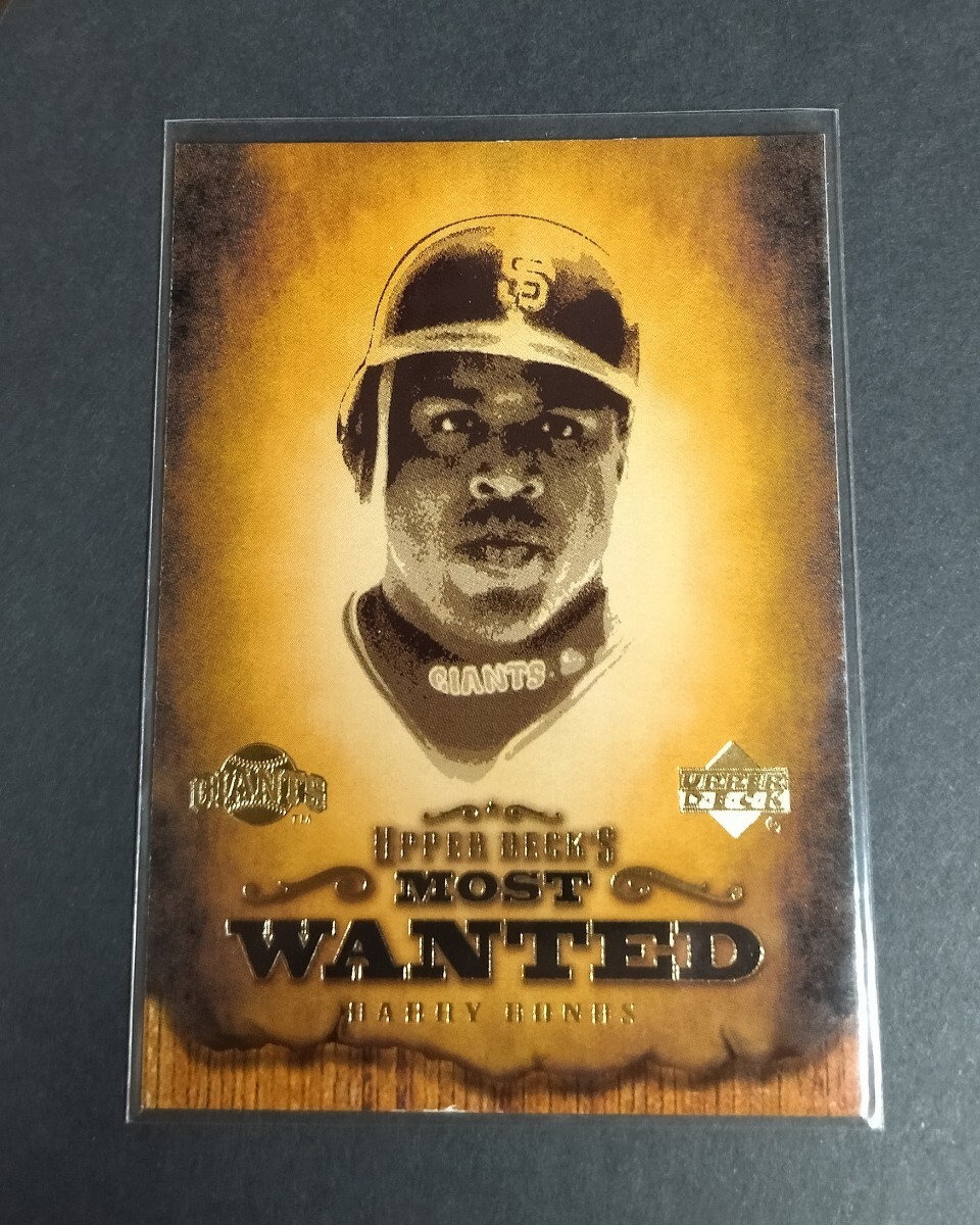 MLB 2000年upper deck バリー・ボンズ(ジャイアンツ) MOST WANTED No,MW12。 Giants BARRY BONDS 拍卖