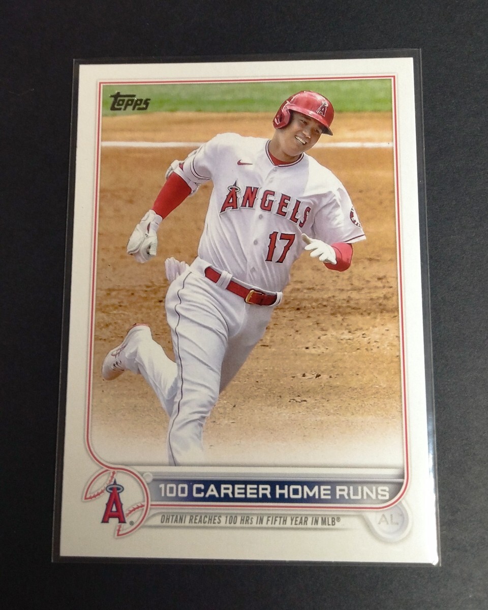 MLB 2022年topps 大谷翔平(エンゼルス)100 CAREER HOME RUNS!UPDATE SERIES No,US92。Angels SHOHEI OHTANI 拍卖