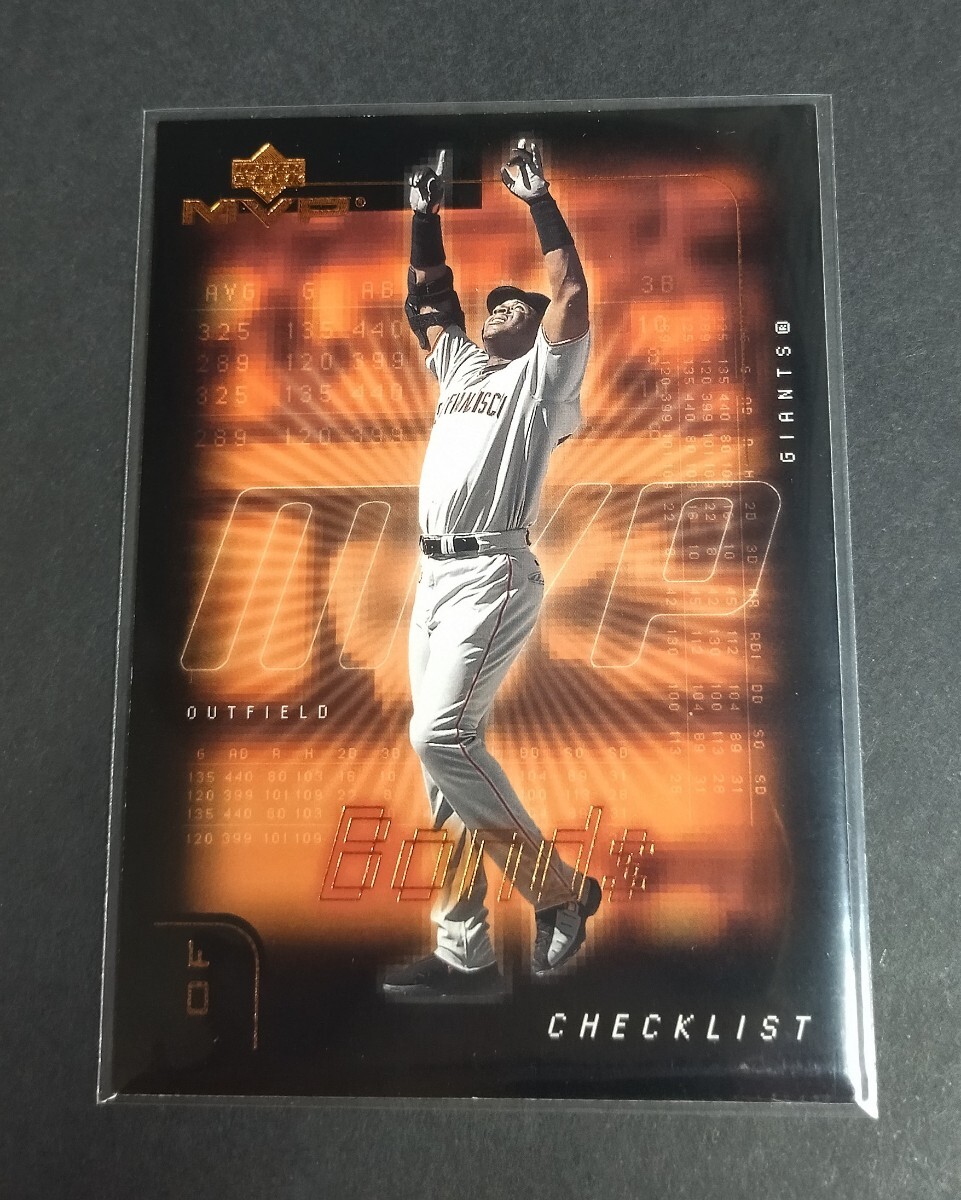 MLB 2002年upper deck MVP バリー・ボンズ(ジャイアンツ) チェックリスト No,299。Giants BARRY BONDS 拍卖