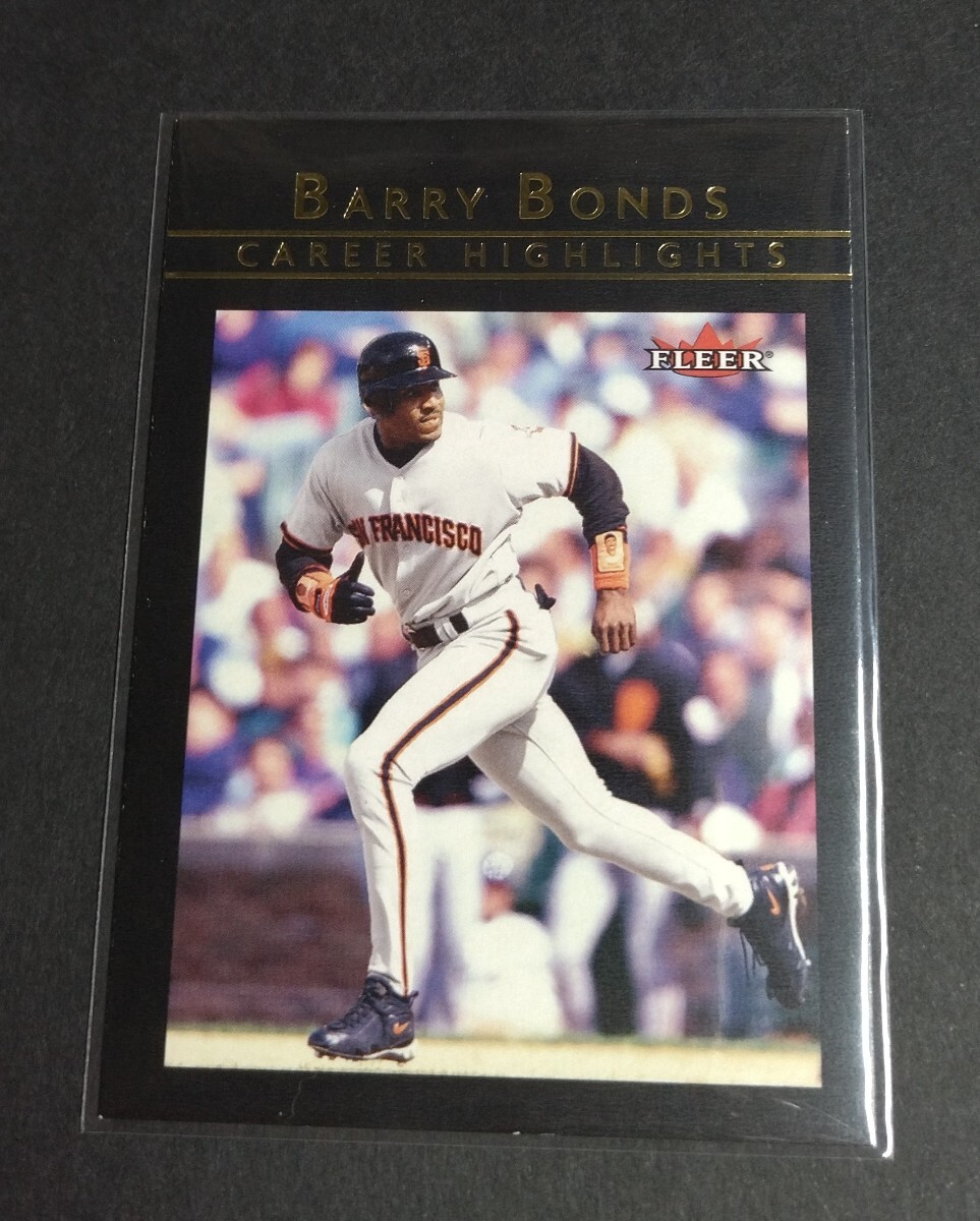 MLB 2002年FLEER バリー・ボンズ(ジャイアンツ) CAREER HIGHLIGHTS 40/40 No,2 OF 10 BB。Giants BARRY BONDS 拍卖