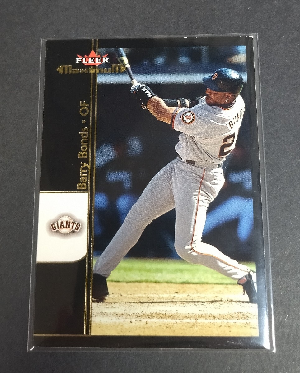 MLB 2002年FLEER Maximum バリー・ボンズ(ジャイアンツ) No,1。※表面右上カド、若干のダメージあり(画像3) Giants BARRY BONDS 拍卖