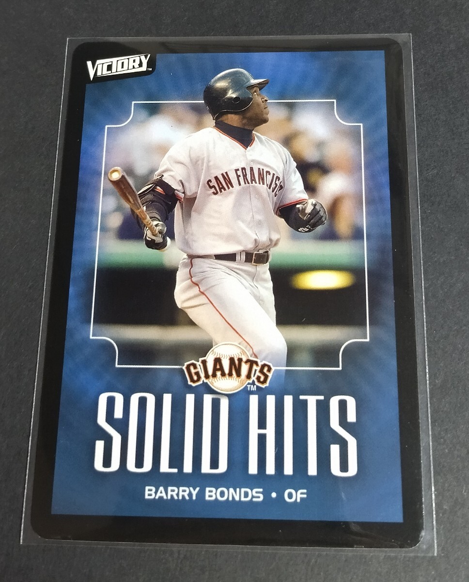 MLB 2003年upper deck バリー・ボンズ(ジャイアンツ) Victory SOLID HITS No,104。Giants BARRY BONDS   拍卖