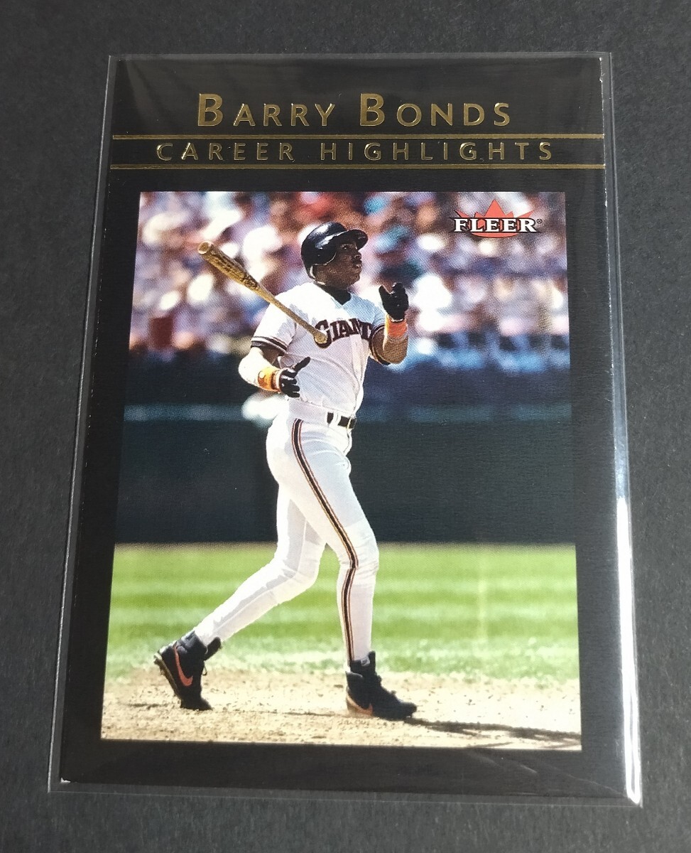 MLB 2002年FLEER バリー・ボンズ(ジャイアンツ) CAREER HIGHLIGHTS Coming Home No,3 OF 10 BB。Giants BARRY BONDS 拍卖