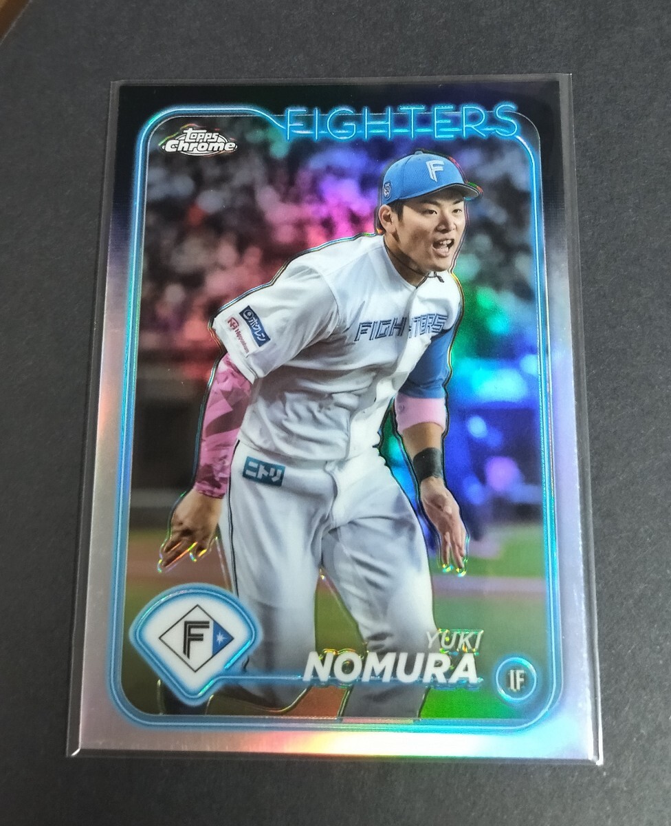2024年topps chrome NPB 野村佑希(日本ハム)リフラクター! No,36。Refractor拍卖