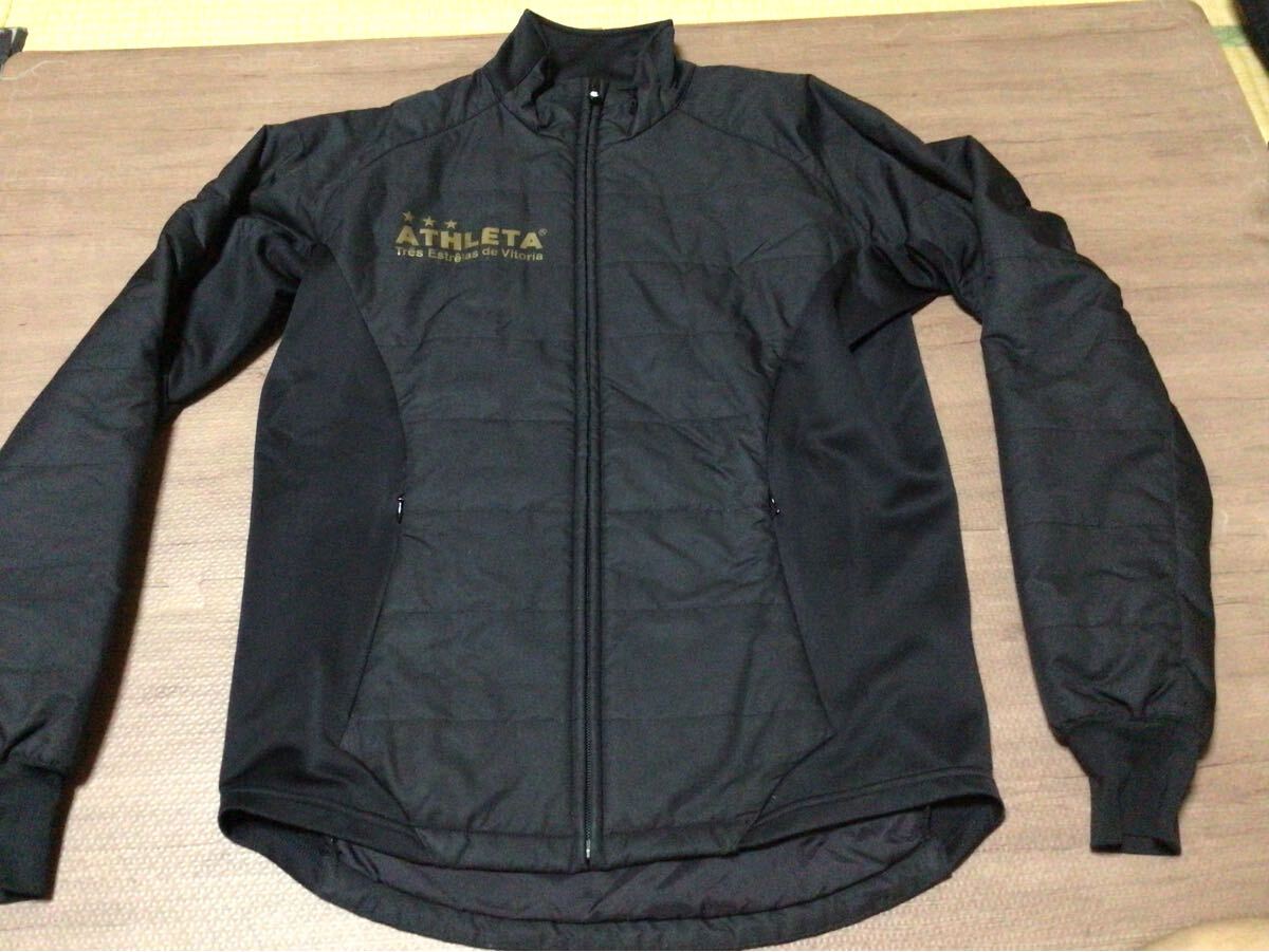 アスレタ ATHLETA アウター ブルゾン フットサル サッカー等に M ブラック 黒 ゴールド 金 拍卖