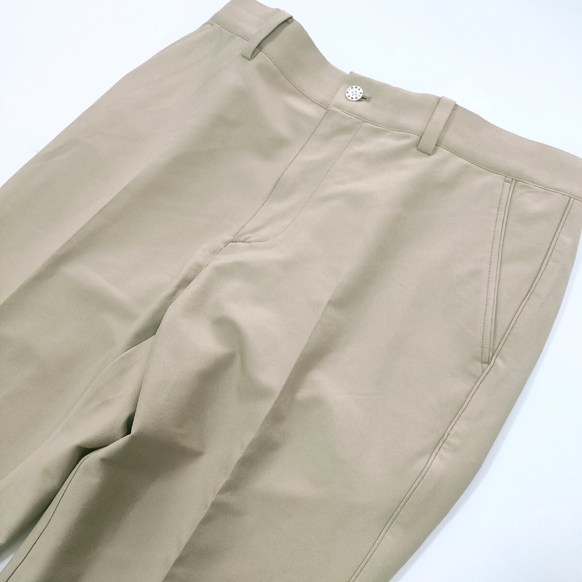 未使用品 フィドラ ストレッチパンツ ゴルフウェア メンズ Lサイズ FIDRA  ベージュ拍卖