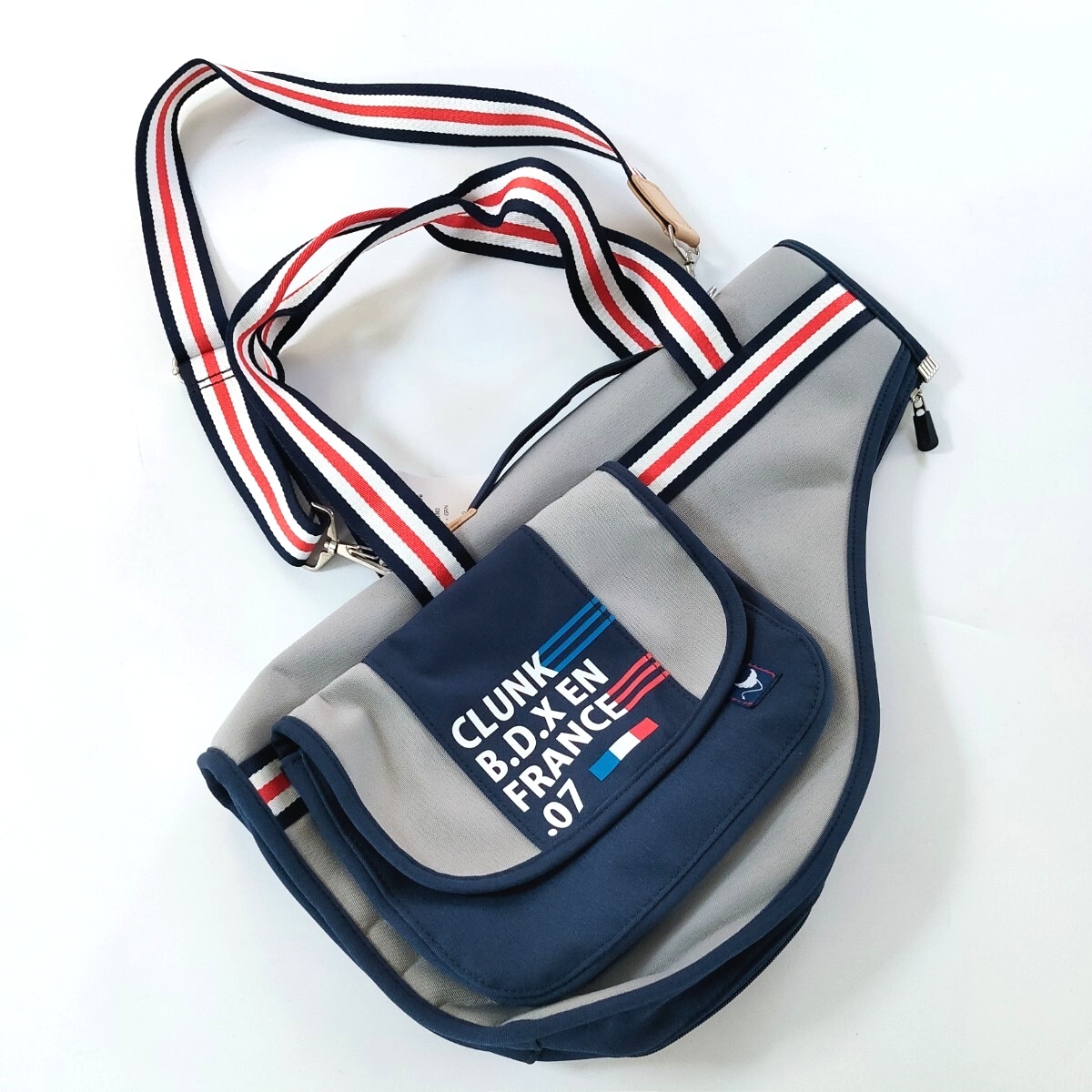 未使用品 クランク ゴルフクラブケース 持ち運び golf clunk ショルダーバッグ  グレー拍卖