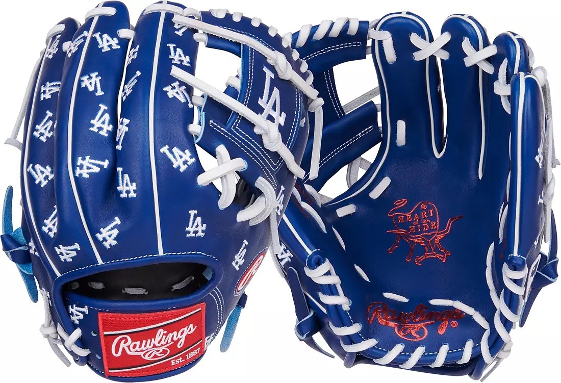 【日本未発売】ローリングス ロサンゼルス ドジャース HOH 硬式 野球 内野手用 グローブ グラブ 11.75インチ 右投げ用 軟式使用可能拍卖