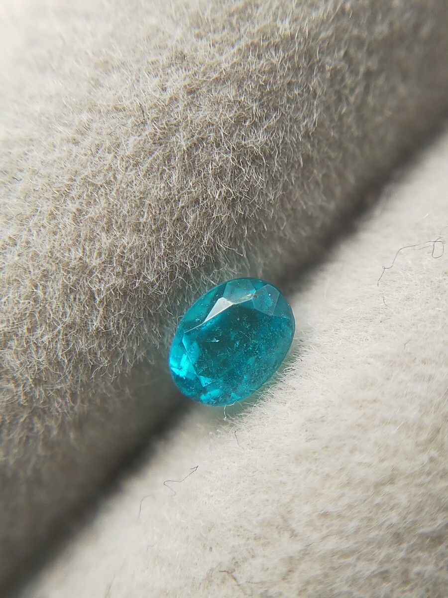 濃厚色 CuO 2.90% 強ネオン CGL Brazil産 パライバトルマリン 0.187ct ブラジル産 ルース paraiba tourmaline loose オーバル パライバ拍卖