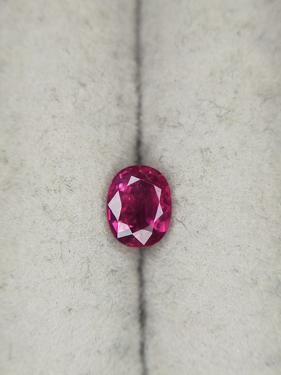 天然 ルビー 1.036ct ルース ruby 1ct 1カラット オーバル ソーティング付き natural ruby 拍卖