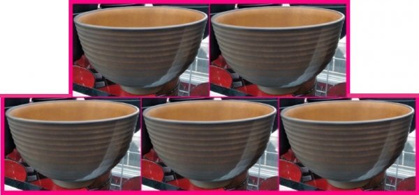 【会津塗:お椀:5個:日本製】★5客:漆器 「筋目:濃茶」:電子レンジ・食器洗浄機対応★No7b 1198 キッチン 食器 お椀 椀 小丼 小丼ぶり拍卖