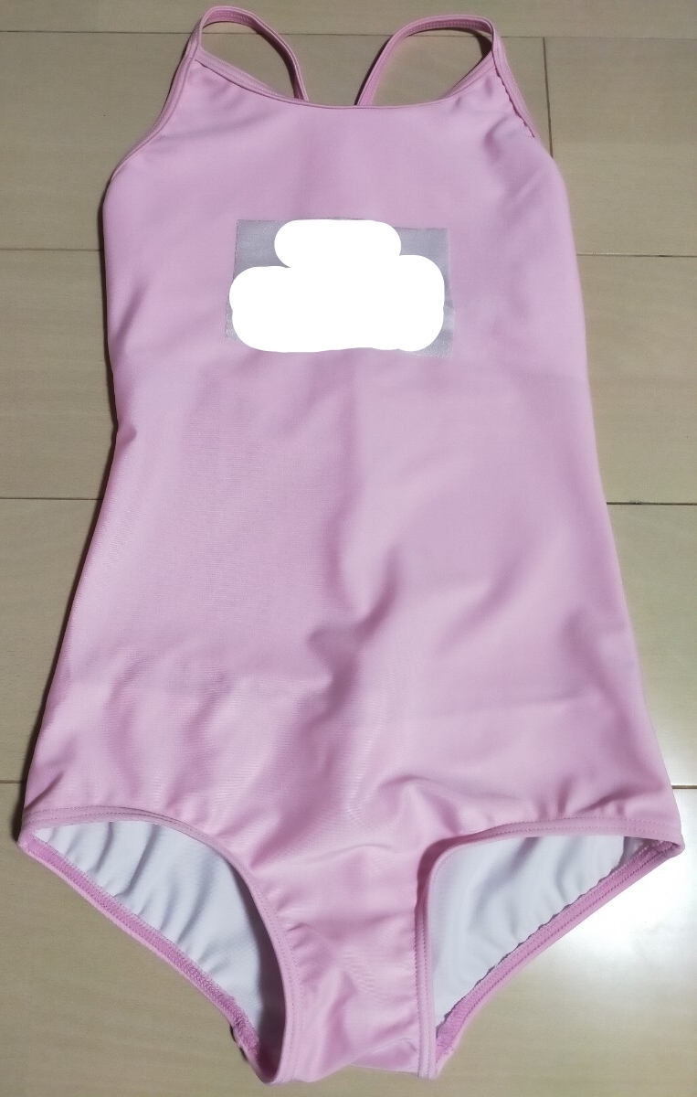 特大170サイズ 競泳水着 桃色 ピンク 女の子用 レディース 水泳 スイミング クリーニング済 ハイカット 即決 レア 希少拍卖