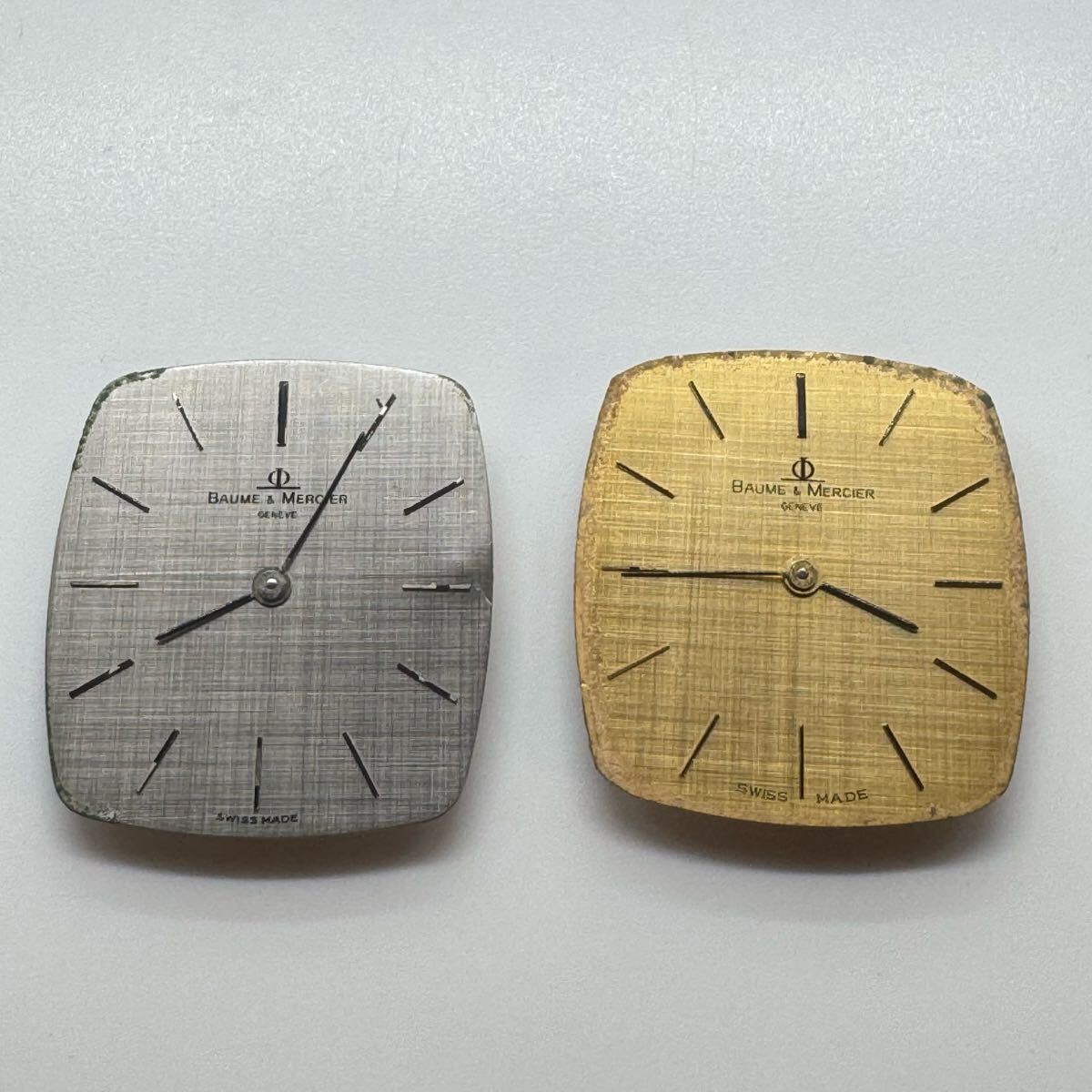 【ジャンク】BAUME&MERCERCIER Cal.1050 2点セット 手巻きムーブメント 時計修理 ヴィンテージ アンティーク 部品取り ボーム&メルシェ拍卖