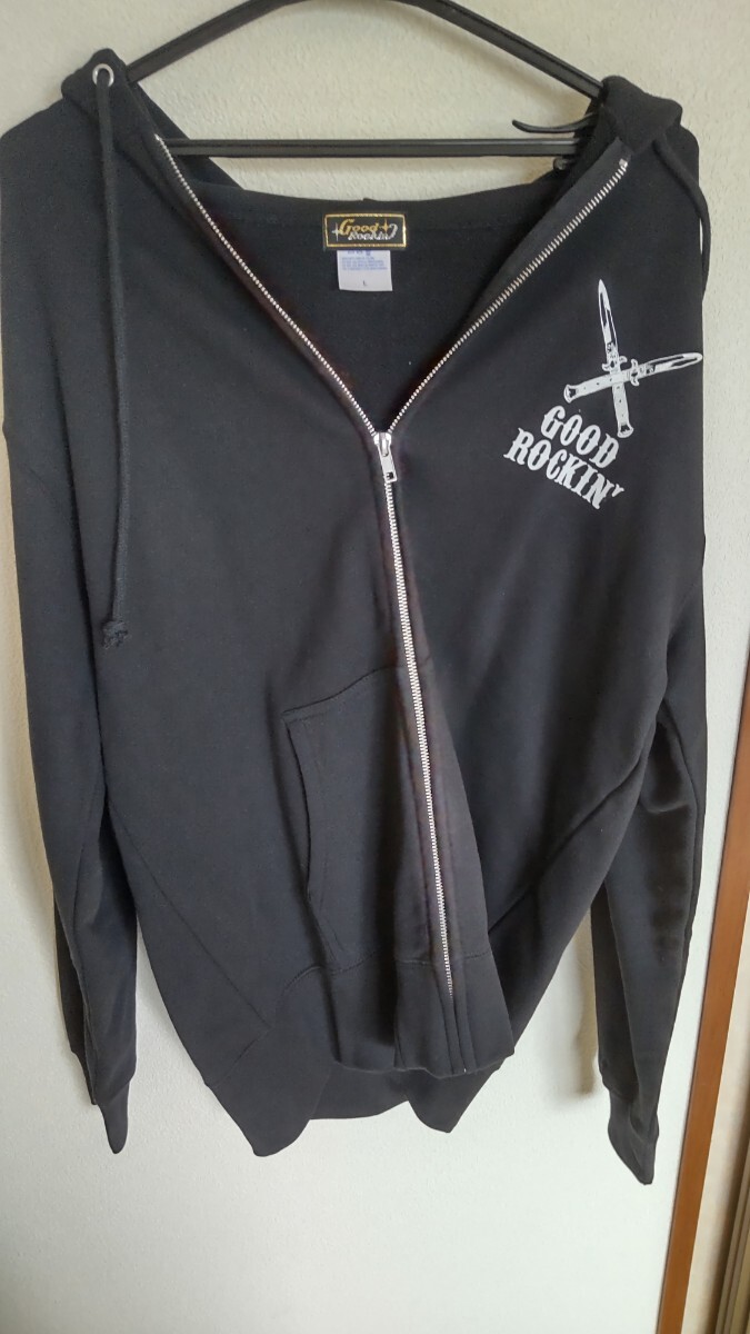 ROCK&ROLL GOOD ROCKIN' フルジップパーカー Rock&Roll グッドロッキン オリジナル Lサイズ拍卖