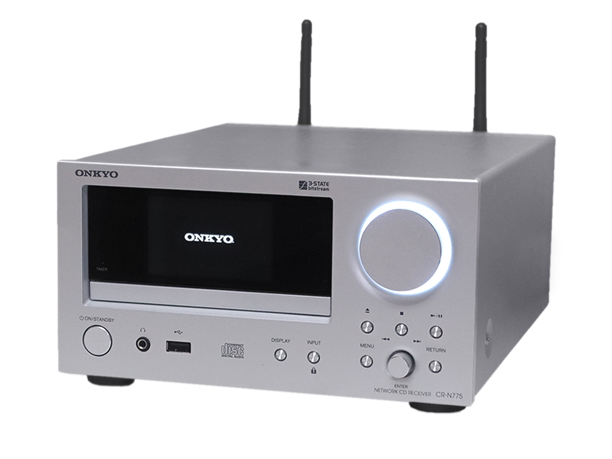 ★美品! ONKYO オンキョー CR-N775 ネットワークCDレシーバー シルバー 2017年製拍卖