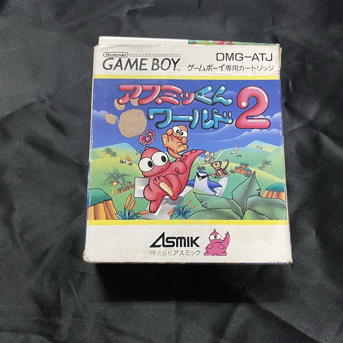 GBソフト アスミッくんワールド2 箱 説明書付き ゲームボーイ拍卖